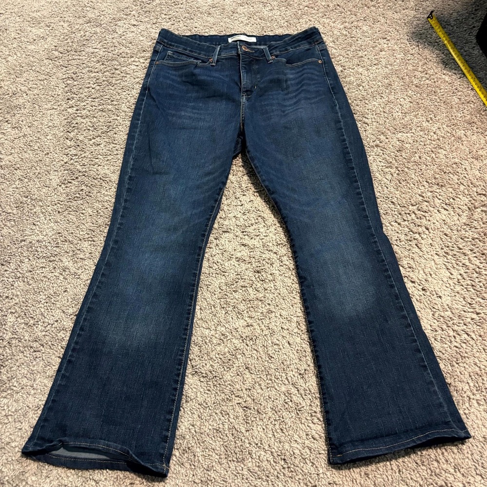 Signature by Levi Strauss Women's Totally Shaping Bootcut Jeans Dark Wash Size 1